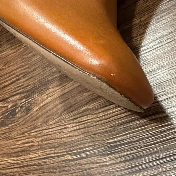 J. Crew Brown Leather Heeled Boots - Picture 10 of 11